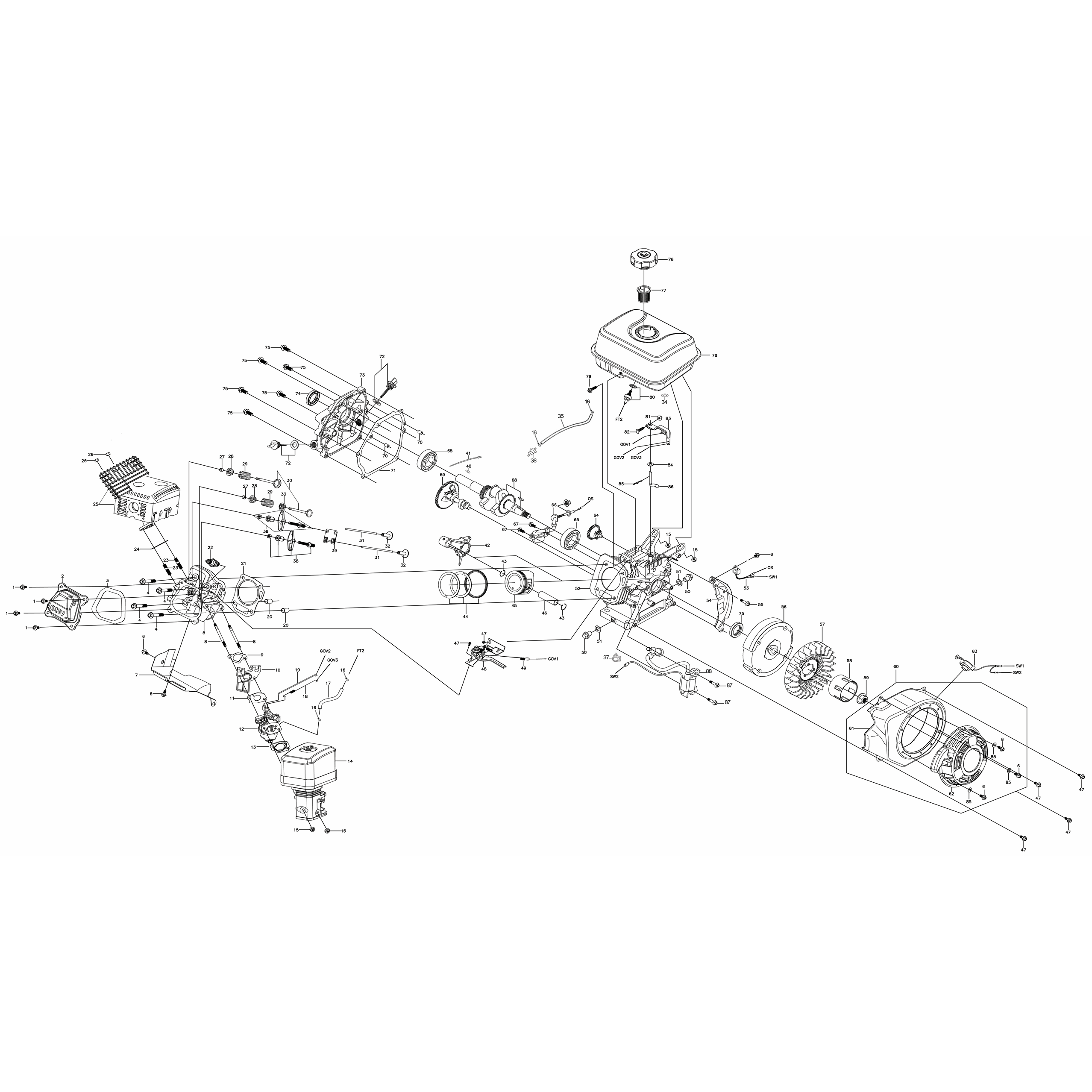 Швонарезчик бензиновый ЗШБ-350