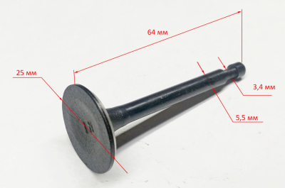 Клапан впускной для SGC6000(40) ZMD, SGC4100(21) GPWY, DY2500L-DY4000L/LX,  SGC4100(6-8), SGC4800(41